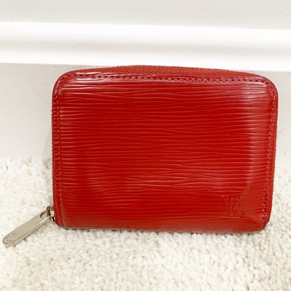 Louis Vuitton Handbags - Louis Vuitton Epi red leather small zippier wallet